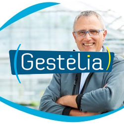 Gestelia, réalisation d'enveloppes & d'une tête de lettre